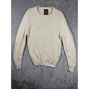 Vintage Alps Sweater Men‎ Size Medium  White Wool Sportswear Made In USA